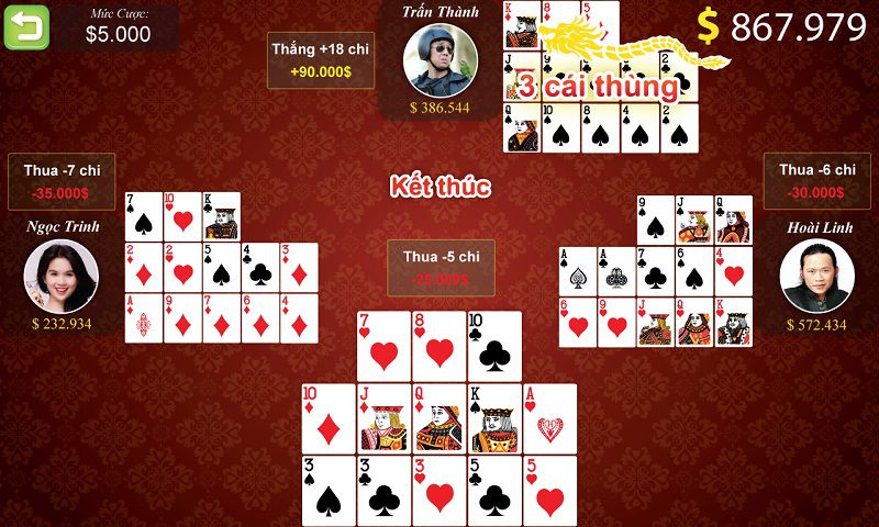 Thuật ngữ đặc biệt trong game bài Sâm lốc Gemwin